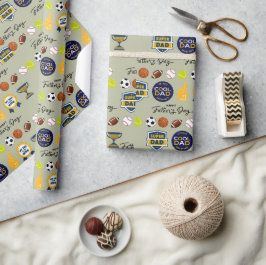 Schattigee en Schattige Vaderdag Cadeaupapier