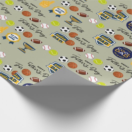 Schattigee en Schattige Vaderdag Cadeaupapier