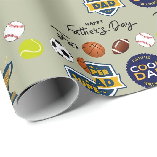 Schattigee en Schattige Vaderdag Cadeaupapier (Rol Hoek)
