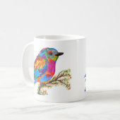 Schattigee en Schattige vogel op een Mok (Voorkant links)