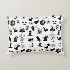 Schattigee en spookachtige Halloween Accent Kussen