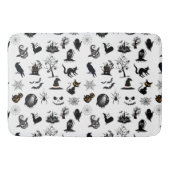 Schattigee en spookachtige Halloween Badmat (Voorkant)