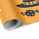 Schattigee en spookachtige Halloween Cadeaupapier (Rol Hoek)