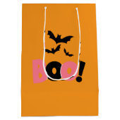 Schattigee en spookachtige Halloween Medium Cadeauzakje (Achterkant)