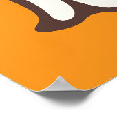 Schattigee en spookachtige Halloween Poster (Hoek)