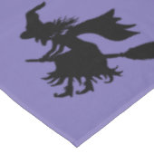 Schattigee en Spooky Halloween Icon Paarse Tafelkl Tafelkleed (Gekanteld)