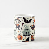 Schattigee en Spooky Halloween Pattern Mok (Center)