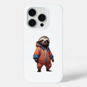 Schattigee en vriendelijke luiaard illustratie Case-Mate iPhone case (Achterkant)