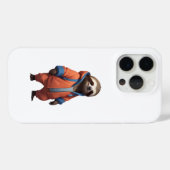 Schattigee en vriendelijke luiaard illustratie Case-Mate iPhone case (Achterkant (horizontaal))