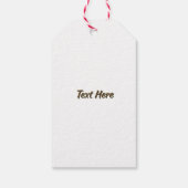 Schattigee en vrolijke vogels tussen de voorjaarsb cadeaulabel (Achterkant)