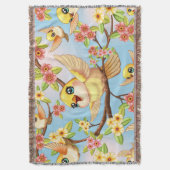 Schattigee en vrolijke vogels tussen de voorjaarsb deken (Voorkant Verticaal)