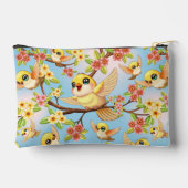 Schattigee en vrolijke vogels tussen de voorjaarsb etui (Achterkant)