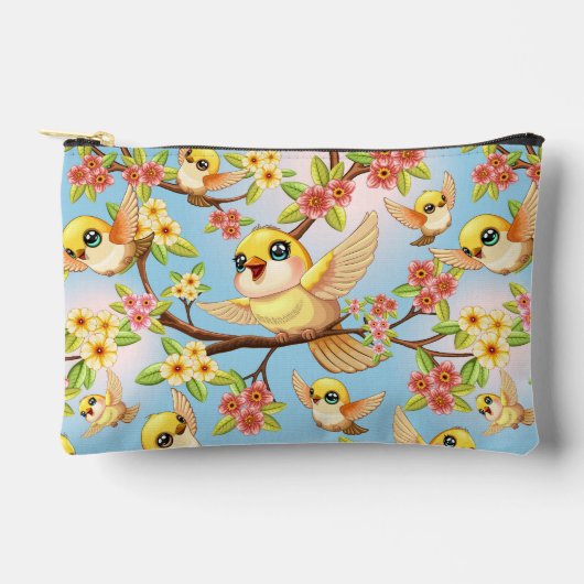 Schattigee en vrolijke vogels tussen de voorjaarsb etui (Voorkant)