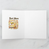 Schattigee en vrolijke vogels tussen de voorjaarsb kaart (Binnen)