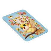 Schattigee en vrolijke vogels tussen de voorjaarsb magneet (Rechterzijde)