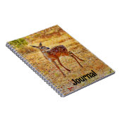 Schattigee en Wilde Baby Herten Art Fawn Journal Notitieboek (Rechterzijde)