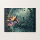 Schattigee en Witchy Halloween Capybara Legpuzzel (Horizontaal)