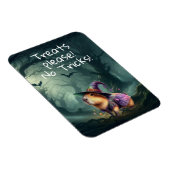 Schattigee en Witchy Halloween Capybara Magneet (Rechterzijde)