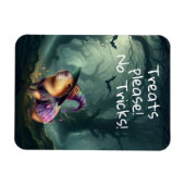 Schattigee en Witchy Halloween Capybara Magneet (Horizontaal)