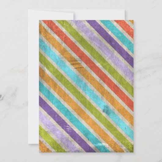 Schattigee enge kleine monsters verjaardag kaart (Achterkant)