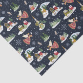 Schattigee engel vrede op aarde kerst tissuepapier (Detail)