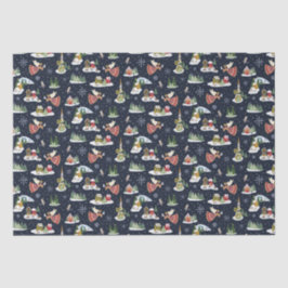 Schattigee engel vrede op aarde kerst tissuepapier