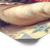Schattigee Engelse Bulldog Art Poster (Hoek)