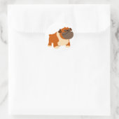 Schattigee Engelse Bulldog Sticker (Tas)