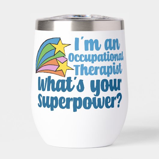 Schattigee ergotherapeut superheld (Voorkant)