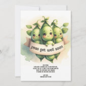 Schattigee "Erwten Krijgen Binnenkort" Beste Wense Kaart (Voorkant)
