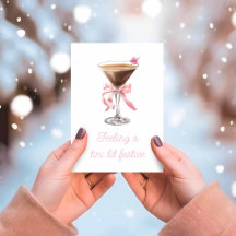 Schattigee Espresso Martini kerstcadeau of