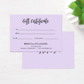 Schattigee esthetische minimalistische eenvoudige visitekaartje (Bureau)