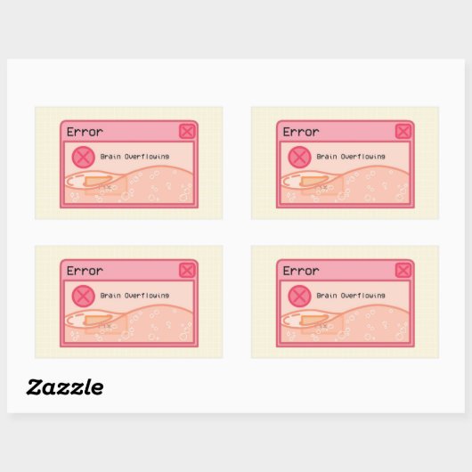 Schattigee esthetische pastel roze sticker (foutme (Vel)