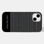 Schattigee etnische Afrikaanse kunst Pattern Mum's Case-Mate iPhone Case (Achterkant (horizontaal))
