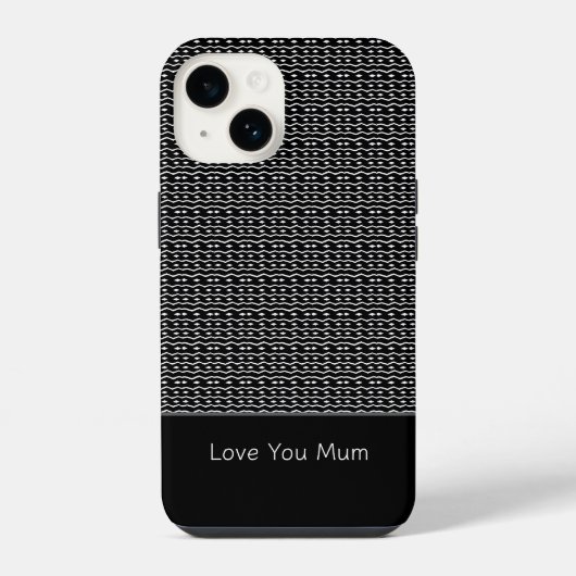 Schattigee etnische Afrikaanse kunst Pattern Mum's iPhone Hoesje (Achterkant)