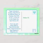 Schattigee Etnische Tweelingen Uitnodigingen voor  (Achterkant)