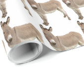 Schattigee ezel burro foto cadeaupapier (Rol Hoek)