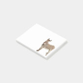 Schattigee ezel burro foto post-it® notes (Schuin)