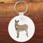 Schattigee ezel burro foto sleutelhanger (Voorkant)