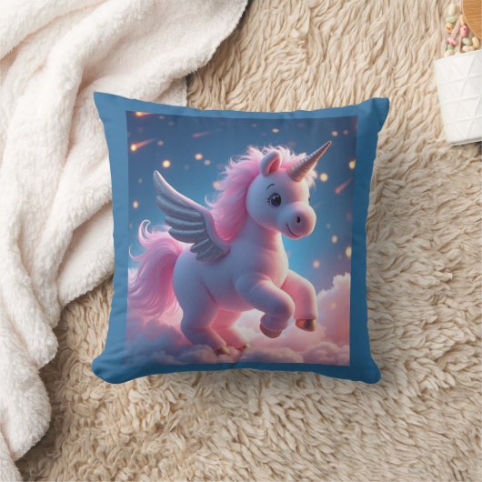 Schattigee Fairy Baby Unicorn Sparkling Fantasy Th Kussen (Deken)