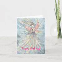 Schattigee Fairy Birthday Kaart