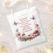 Schattigee Fairy Eerste Verjaardagsgunst Treat Gra Bedankzakje (Geknipt)