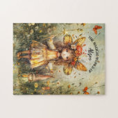 Schattigee Fairy en Gnome Tuin Puzzel Legpuzzel (Horizontaal)