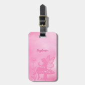 Schattigee Fairy Mushroom en Flower Bagagelabel (Voorkant verticaal)