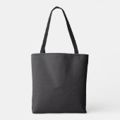 Schattigee Fairy Mushroom en Flower Black & Pink Tote Bag (Achterkant)