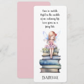 Schattigee Fairy Quote Books Bladwijzer (Voorkant / Achterkant)