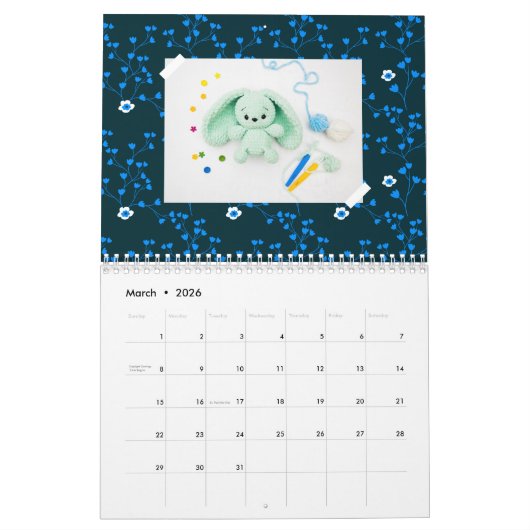 Schattigee familie. Creatief haken Kalender (Mar 2026)