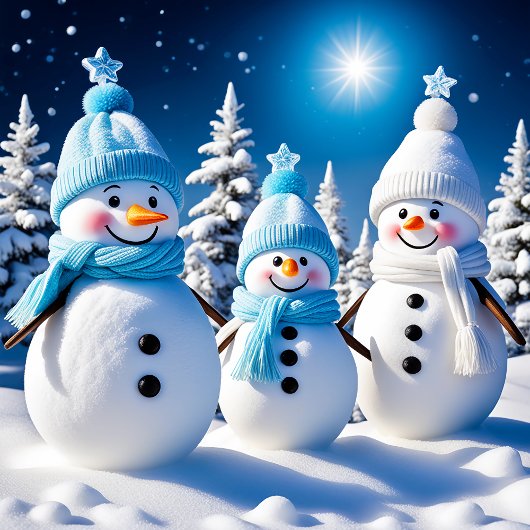 Schattigee familie Keepsake Snowman Decoratie