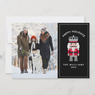 Schattigee Familie Kerstfoto Vakantie Notenkraker Kaart