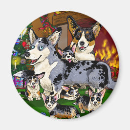 Schattigee familie magneet